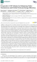 Cover page: Cooperative UAV Scheme for Enhancing Video Transmission and Global Network Energy Efficiency