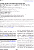 Cover page: Advancing Alternative Analysis: Integration of Decision Science