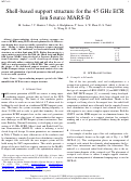 Cover page: Shell-Based Support Structure for the 45 GHz ECR Ion Source MARS-D