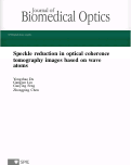 Cover page: Speckle reduction in optical coherence tomography images based on wave atoms