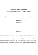 Cover page: Fast and slow change in neighbourhoods: characterization and consequences in Southern California