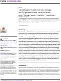 Cover page: Candida auris: Epidemiology, biology, antifungal resistance, and virulence