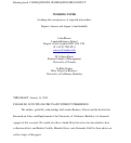 Cover page: Avoiding the Consequences of Repeated Misconduct:  Stigma’s Licence and Stigma’s Transferability