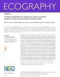 Cover page: Proximity and abundance of mother trees affects recruitment patterns in a long‐term tropical forest restoration study