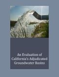 Cover page: An Evaluation of California’s Adjudicated Groundwater Basins