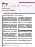 Cover page: Thinking Systematically About the Off‐Label Use of Cancer Drugs and Combinations for Patients Who Have Exhausted Proven Therapies