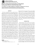 Cover page: Effect of calving interval and parity on milk yield per feeding day in Danish commercial dairy herds