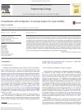 Cover page: Groundwater and earthquakes: Screening analysis for slope stability