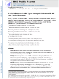 Cover page: Racial differences in human papilloma virus types amongst United States women with HIV and cervical precancer