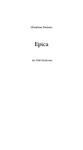 Cover page: Epica