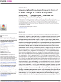 Cover page: Mapping global inputs and impacts from of human sewage in coastal ecosystems.