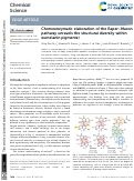 Cover page: Chemoenzymatic elaboration of the Raper–Mason pathway unravels the structural diversity within eumelanin pigments