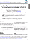 Cover page: Deep sequencing analysis of acute conjunctivitis in Burkina Faso, Africa