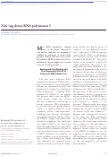 Cover page: Zinc'ing down RNA polymerase I