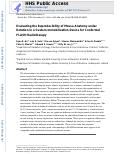 Cover page: Evaluating the Reproducibility of Mouse Anatomy under Rotation in a Custom Immobilization Device for Conformal FLASH Radiotherapy