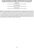 Cover page: Does prior knowledge reveal cognitive and metacognitive processes during
learning with a hypermedia-learning system based on eye-tracking data?