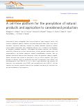 Cover page: A cell-free platform for the prenylation of natural products and application to cannabinoid production