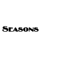 Cover page: Seasons