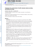 Cover page: Substance Use and Suicide in Pacific Islander, American Indian, and Multiracial Youth