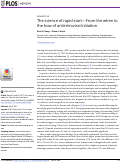 Cover page: The science of rapid start—From the when to the how of antiretroviral initiation