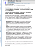 Cover page: High Salt Intake Increases Blood Pressure in Normal Rats: Putative Role of 20-HETE and No Evidence on Changes in Renal Vascular Reactivity