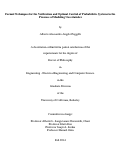 Cover page: Formal Techniques for the Verification and Optimal Control of Probabilistic Systems in the Presence of Modeling Uncertainties