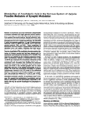 Cover page: Metabolites of arachidonic acid in the nervous system of Aplysia: possible mediators of synaptic modulation