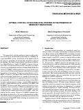 Cover page: Optimal Control of Building HVAC Systems in the Presence of Imperfect Predictions