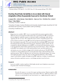 Cover page: Resting heart rate variability is associated with neural adaptation when repeatedly exposed to emotional stimuli.