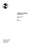 Cover page: Modeling the Desire to Telecommute: The Importance of Attitudinal Factors in Behavioral Models