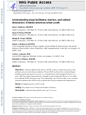 Cover page: Understanding sleep facilitators, barriers, and cultural dimensions in Native American urban youth.