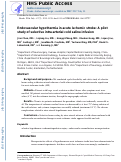 Cover page: Endovascular Hypothermia in Acute Ischemic Stroke: Pilot Study of Selective Intra-Arterial Cold Saline Infusion.