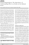 Cover page: Patient Empanelment: The Importance of Understanding Who Is at Home in the Medical Home