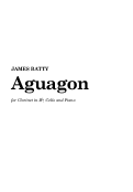 Cover page: Aguagon