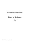 Cover page of Heart of darkness