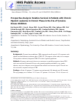 Cover page: Relative survival in patients with chronic-phase chronic myeloid leukaemia in the tyrosine-kinase inhibitor era: analysis of patient data from six prospective clinical trials