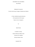 Cover page: Marking the Unexpected: Evidence from Navajo to Support a Metadiscourse Domain