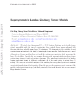 Cover page: Supersymmetric Landau-Ginzburg tensor models