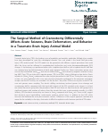 Cover page: The Surgical Method of Craniectomy Differentially Affects Acute Seizures, Brain Deformation, and Behavior in a Traumatic Brain Injury Animal Model