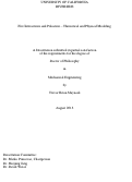 Cover page: Fire Interactions and Pulsation - Theoretical and Physical Modeling