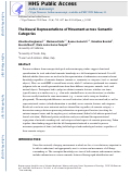 Cover page: The Neural Representations of Movement across Semantic Categories