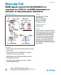 Cover page: RANK ligand converts the NCoR/HDAC3 co-repressor to a PGC1β- and RNA-dependent co-activator of osteoclast gene expression