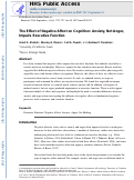 Cover page: The Effect of Negative Affect on Cognition: Anxiety, Not Anger, Impairs Executive Function