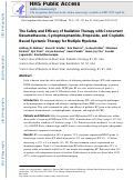 Cover page: The Safety and Efficacy of Radiation Therapy with Concurrent Dexamethasone, Cyclophosphamide, Etoposide, and Cisplatin-Based Systemic Therapy for Multiple Myeloma.