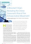 Cover page: A Resistant Strain: Revealing the Online Grassroots Rise of the Antivaccination Movement
