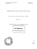 Cover page: SEARCH FOR GRAVITATIONAL RADIATION FROM PULSARS