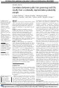 Cover page: Correlation between pubic hair grooming and STIs: results from a nationally representative probability sample