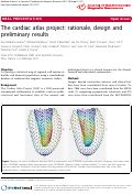 Cover page: The cardiac atlas project: rationale, design and preliminary results