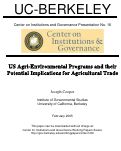 Cover page: US Agri-Environmental Programs and their Potential Implications for Agricultural Trade