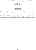 Cover page: Abstract Auxiliary BE Representation in Two-year-old Children: Evidence from Syntactic Priming